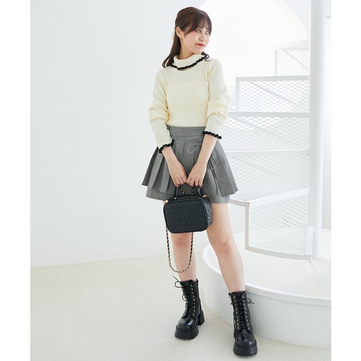 プチフリルタートルニット | MAJESTIC LEGON  | 詳細画像6 