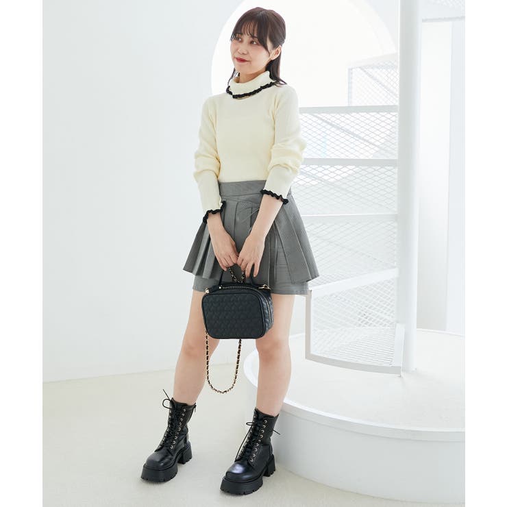 プチフリルタートルニット | MAJESTIC LEGON  | 詳細画像7 