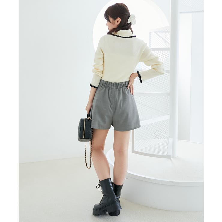 プチフリルタートルニット | MAJESTIC LEGON  | 詳細画像8 