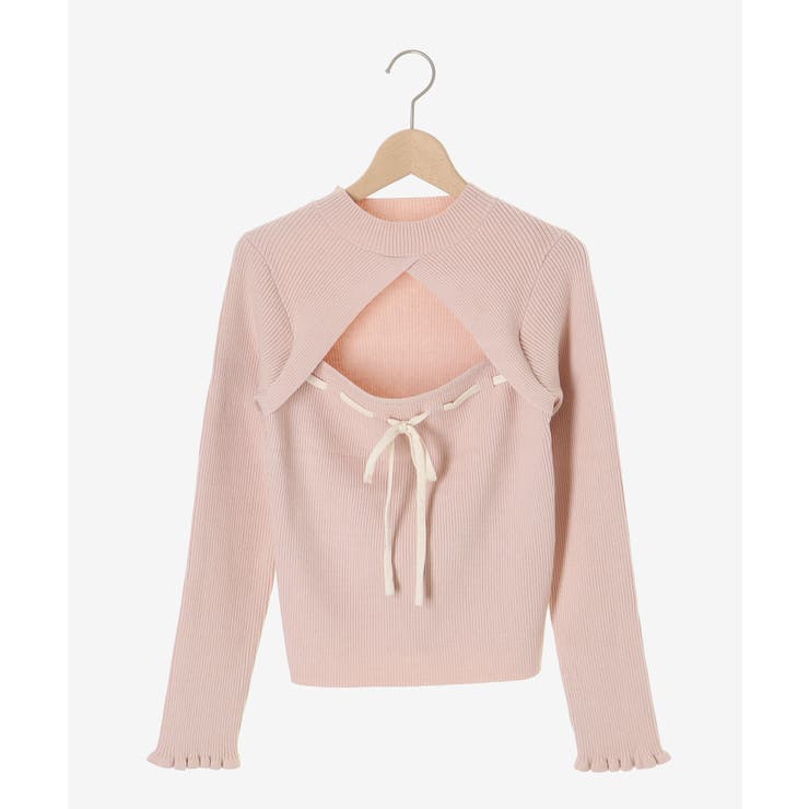 デコルテオープンリボンニット | MAJESTIC LEGON  | 詳細画像23 