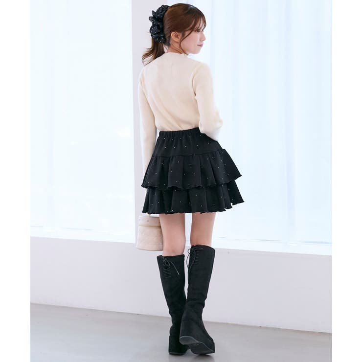 デコルテオープンリボンニット | MAJESTIC LEGON  | 詳細画像4 