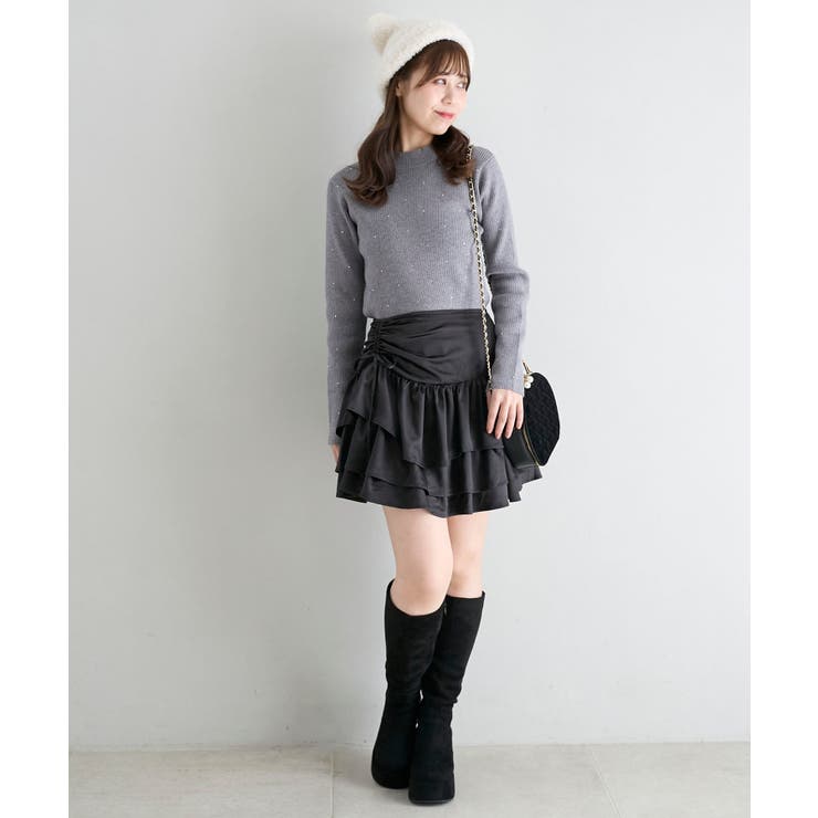 キラキラハイネックニット | MAJESTIC LEGON  | 詳細画像15 