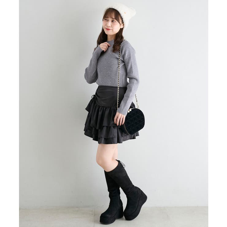 キラキラハイネックニット | MAJESTIC LEGON  | 詳細画像16 