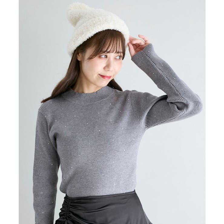 キラキラハイネックニット | MAJESTIC LEGON  | 詳細画像18 