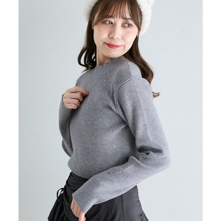 キラキラハイネックニット | MAJESTIC LEGON  | 詳細画像19 