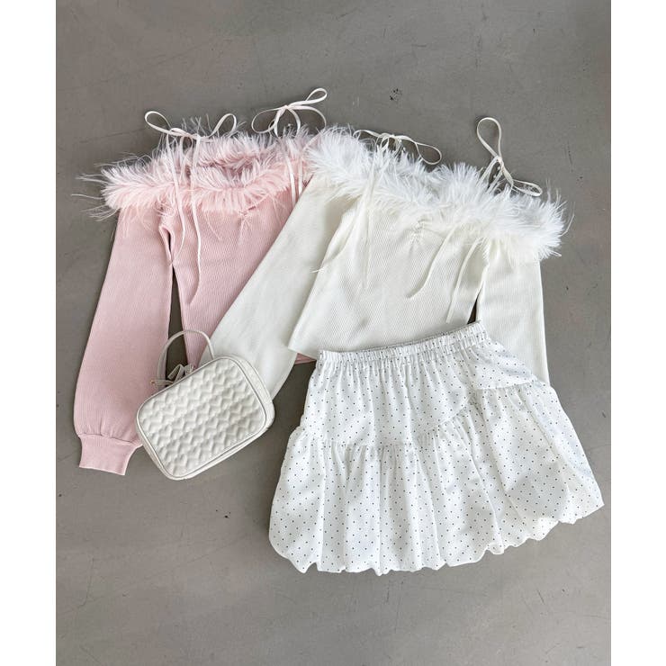 チェーン付きフェイクファーニット | MAJESTIC LEGON  | 詳細画像27 