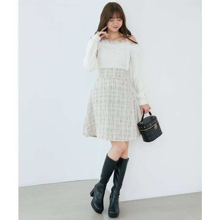 チェーン付きフェイクファーニット | MAJESTIC LEGON  | 詳細画像3 