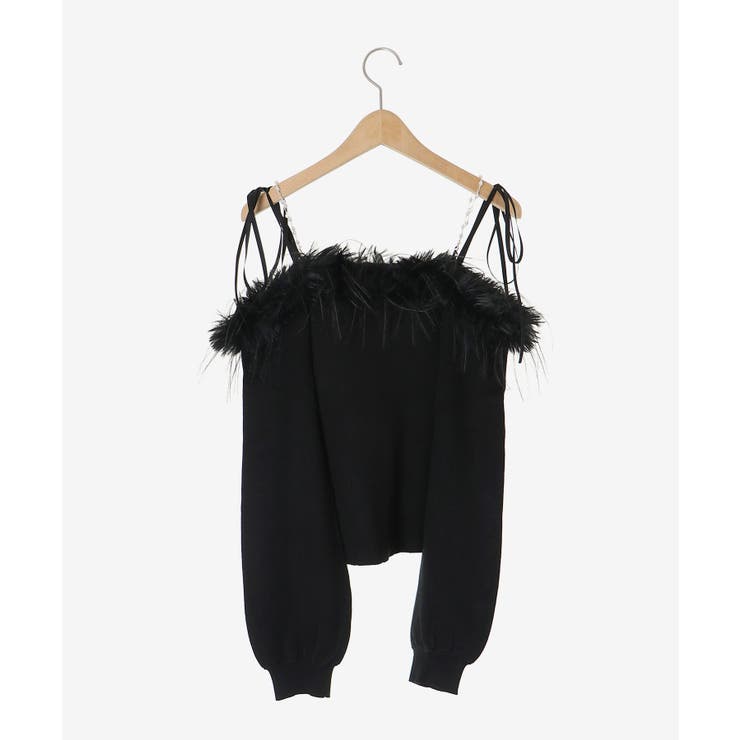 チェーン付きフェイクファーニット | MAJESTIC LEGON  | 詳細画像32 