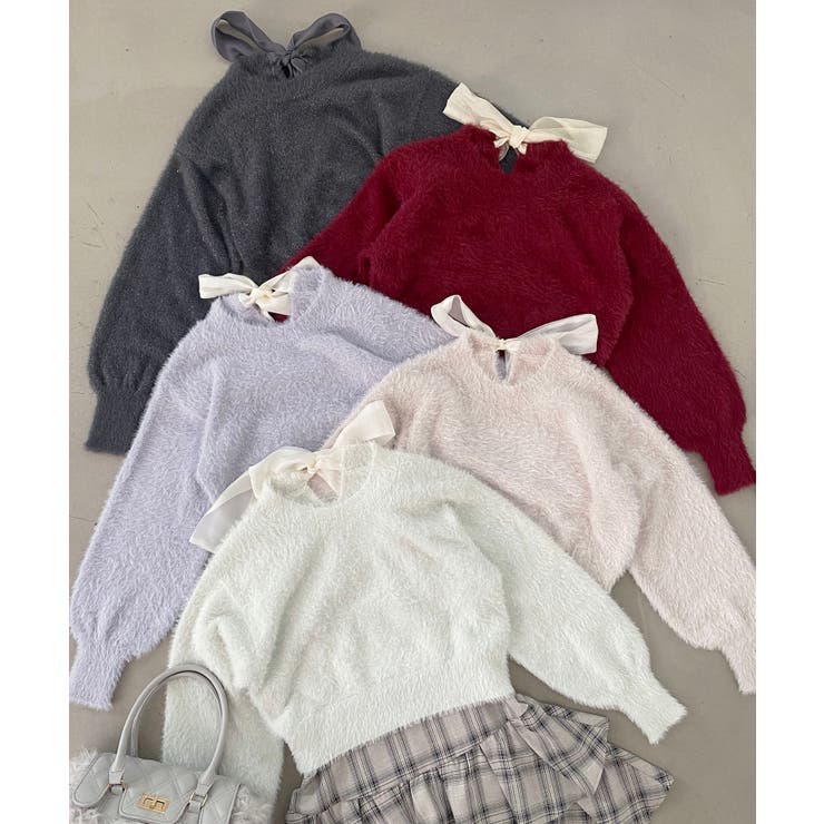 ◎バックリボンシャギーニット | MAJESTIC LEGON  | 詳細画像2 