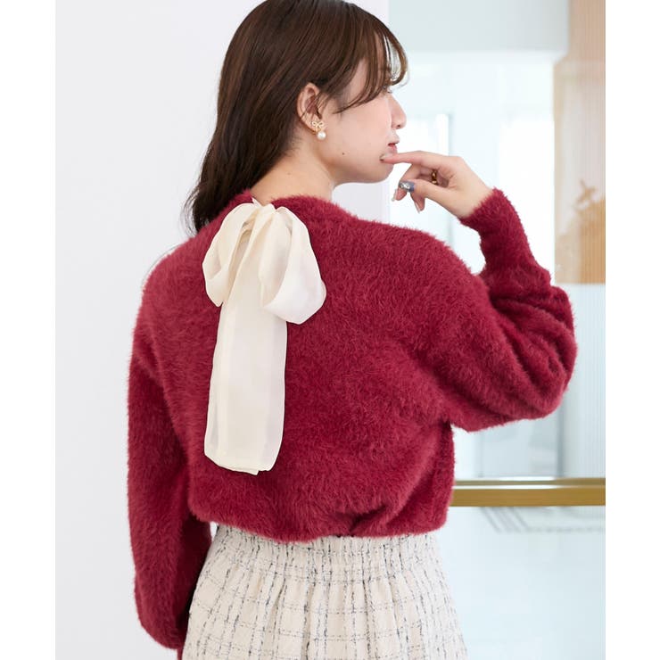 ◎バックリボンシャギーニット | MAJESTIC LEGON  | 詳細画像24 