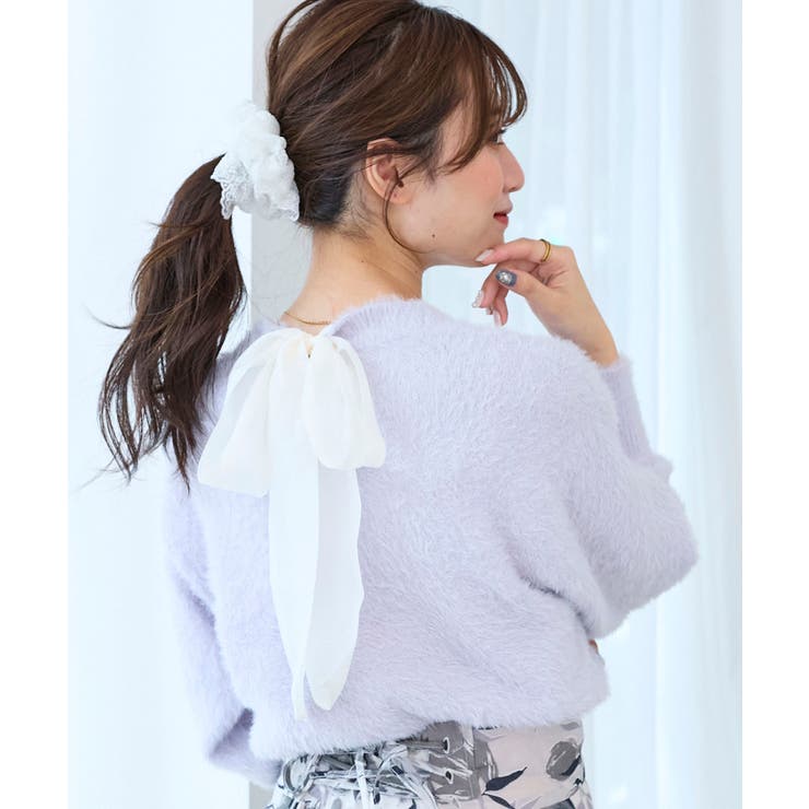 ◎バックリボンシャギーニット | MAJESTIC LEGON  | 詳細画像30 