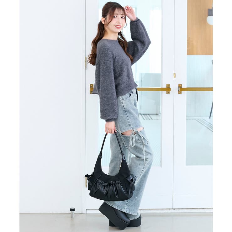 ◎バックリボンシャギーニット | MAJESTIC LEGON  | 詳細画像33 