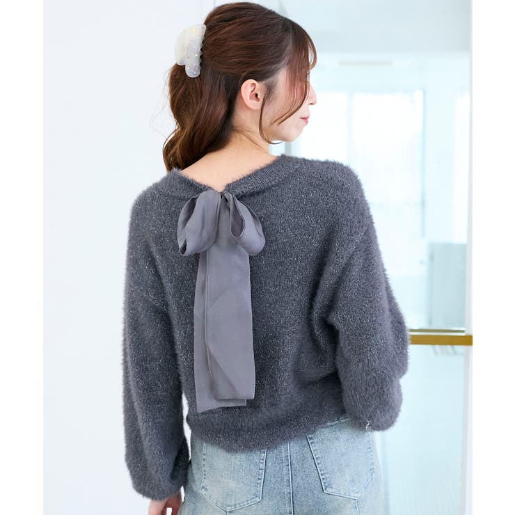 ◎バックリボンシャギーニット | MAJESTIC LEGON  | 詳細画像37 