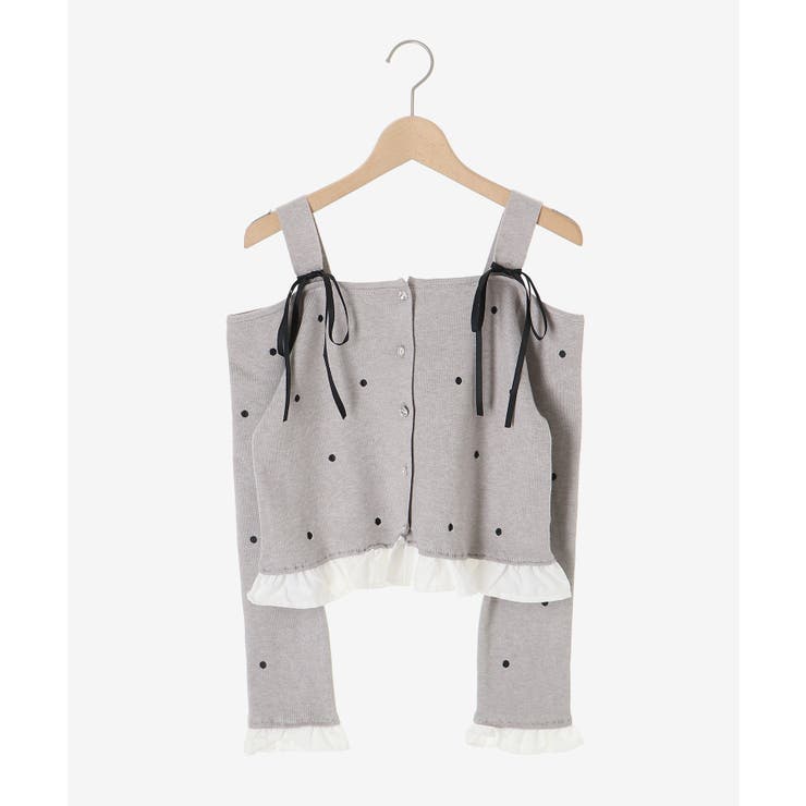 2wayリボンドット肩あきニット | MAJESTIC LEGON  | 詳細画像26 