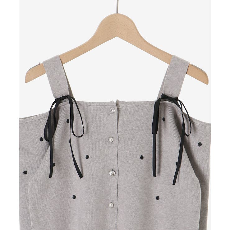 2wayリボンドット肩あきニット | MAJESTIC LEGON  | 詳細画像28 