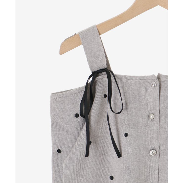 2wayリボンドット肩あきニット | MAJESTIC LEGON  | 詳細画像29 