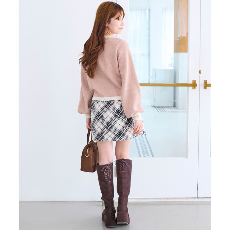 キラキラベロアリボンカーディガン | MAJESTIC LEGON  | 詳細画像11 