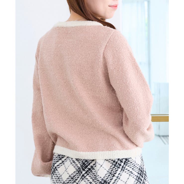 キラキラベロアリボンカーディガン | MAJESTIC LEGON  | 詳細画像13 