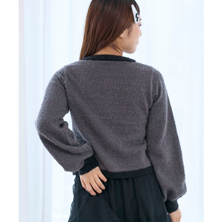 キラキラベロアリボンカーディガン | MAJESTIC LEGON  | 詳細画像20 