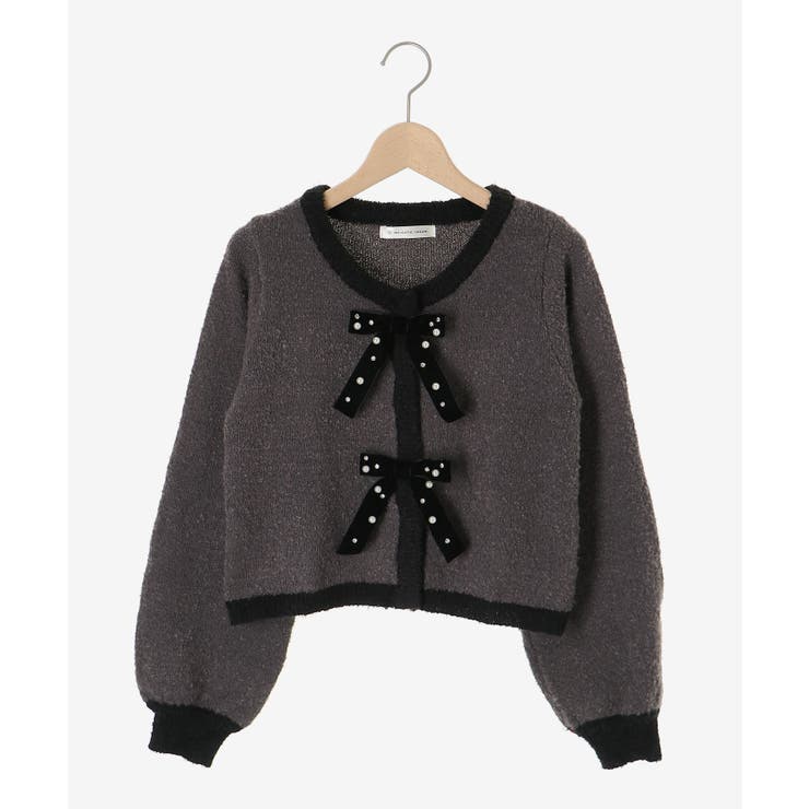 キラキラベロアリボンカーディガン | MAJESTIC LEGON  | 詳細画像24 