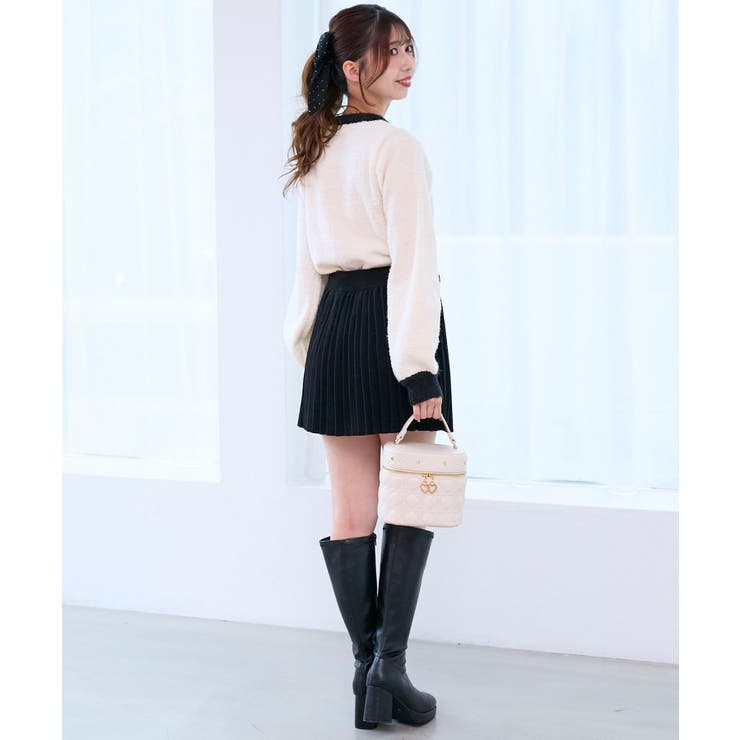 キラキラベロアリボンカーディガン | MAJESTIC LEGON  | 詳細画像4 