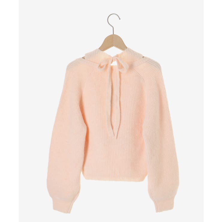 オープンショルダーカシュクールニット | MAJESTIC LEGON  | 詳細画像25 