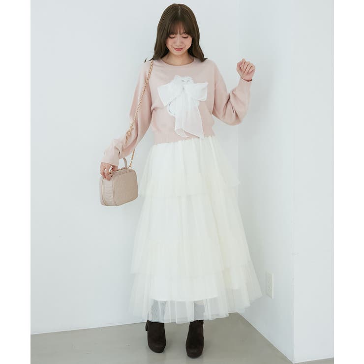 ふわふわLadycatリボンニット | MAJESTIC LEGON  | 詳細画像13 