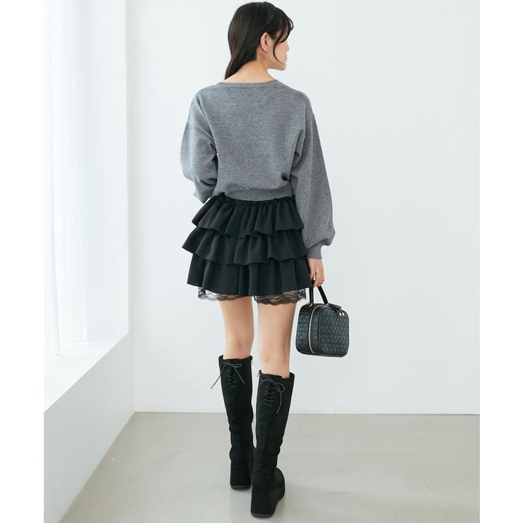 ふわふわLadycatリボンニット | MAJESTIC LEGON  | 詳細画像24 