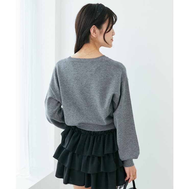 ふわふわLadycatリボンニット | MAJESTIC LEGON  | 詳細画像27 