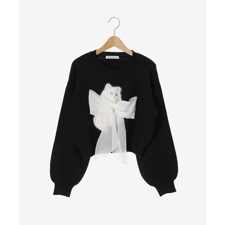 ふわふわLadycatリボンニット | MAJESTIC LEGON  | 詳細画像42 