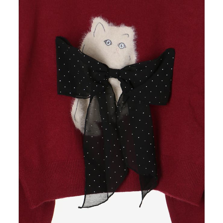 ふわふわLadycatリボンニット | MAJESTIC LEGON  | 詳細画像46 