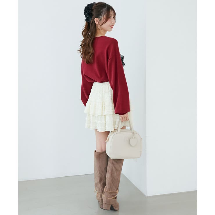 ふわふわLadycatリボンニット | MAJESTIC LEGON  | 詳細画像6 