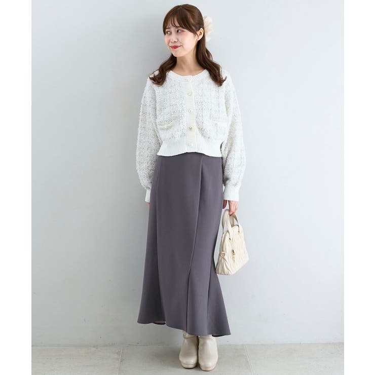 アソートボタンツイードニットカーデ | MAJESTIC LEGON  | 詳細画像2 