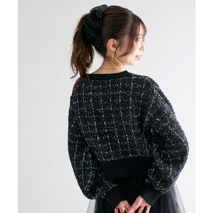 アソートボタンツイードニットカーデ | MAJESTIC LEGON  | 詳細画像25 