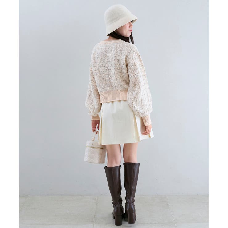 アソートボタンツイードニットカーデ | MAJESTIC LEGON  | 詳細画像9 