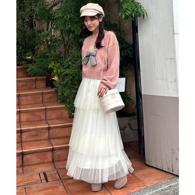 リボン付きくまちゃんニット | MAJESTIC LEGON  | 詳細画像19 