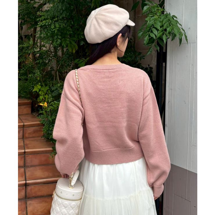 リボン付きくまちゃんニット | MAJESTIC LEGON  | 詳細画像22 