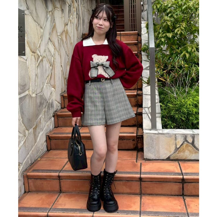 リボン付きくまちゃんニット | MAJESTIC LEGON  | 詳細画像25 