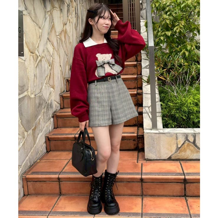 リボン付きくまちゃんニット | MAJESTIC LEGON  | 詳細画像26 