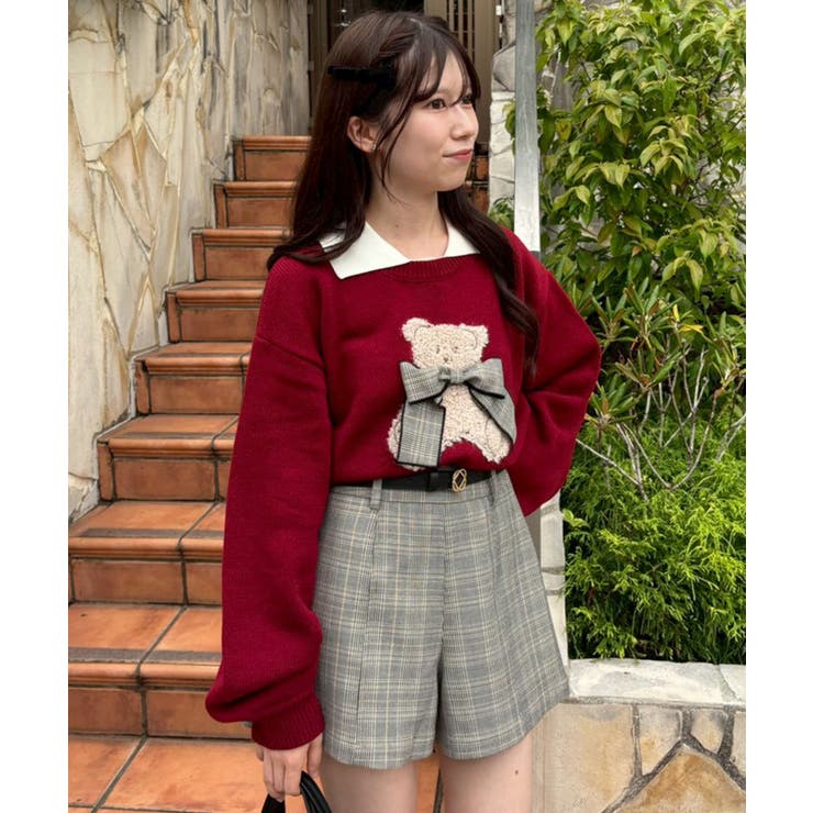 リボン付きくまちゃんニット | MAJESTIC LEGON  | 詳細画像29 