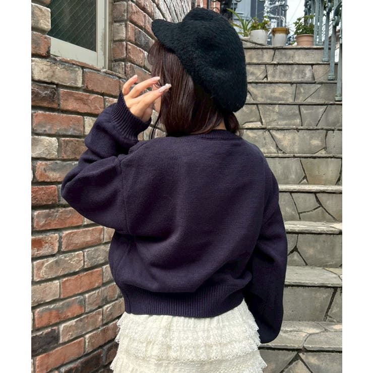 リボン付きくまちゃんニット | MAJESTIC LEGON  | 詳細画像36 