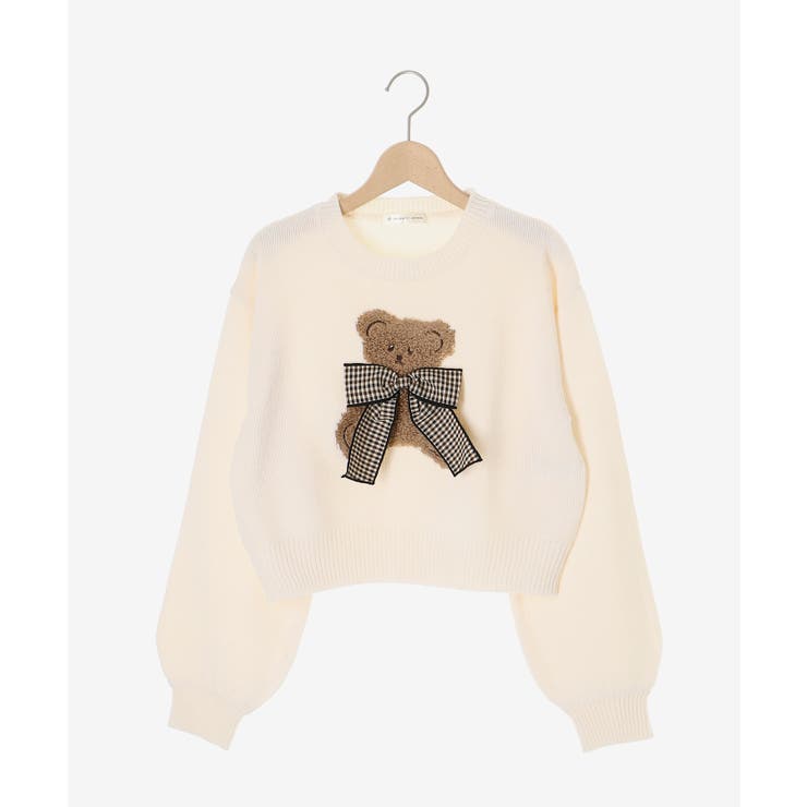 リボン付きくまちゃんニット | MAJESTIC LEGON  | 詳細画像38 