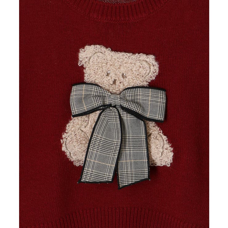 リボン付きくまちゃんニット | MAJESTIC LEGON  | 詳細画像45 