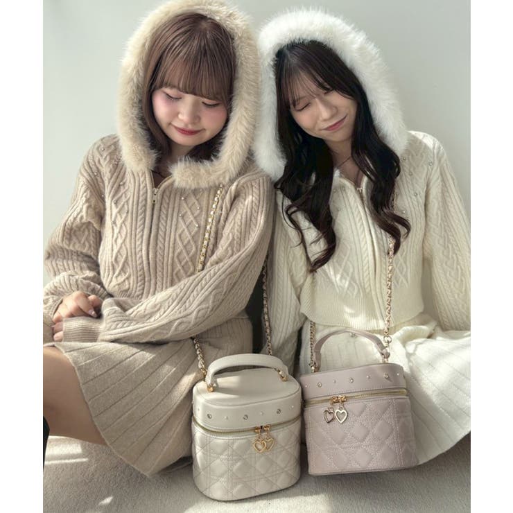 キラキラフード付きニットパーカー | MAJESTIC LEGON  | 詳細画像13 