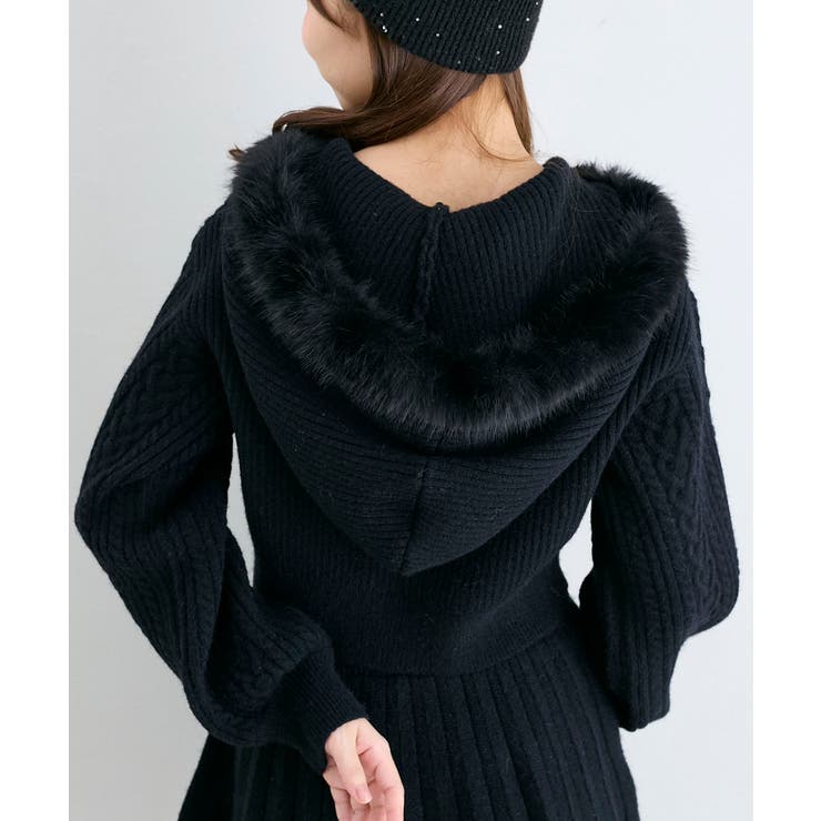 キラキラフード付きニットパーカー | MAJESTIC LEGON  | 詳細画像41 