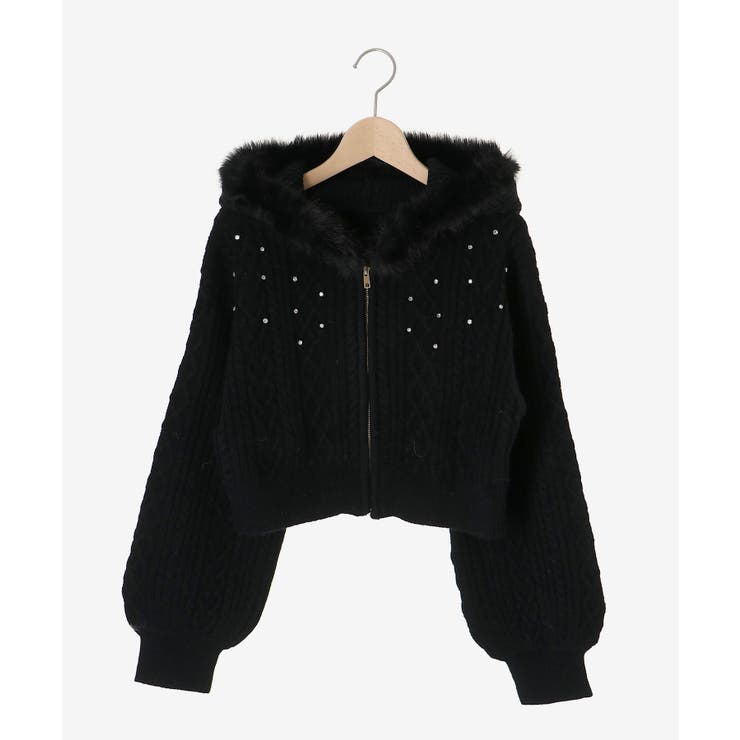 キラキラフード付きニットパーカー | MAJESTIC LEGON  | 詳細画像48 