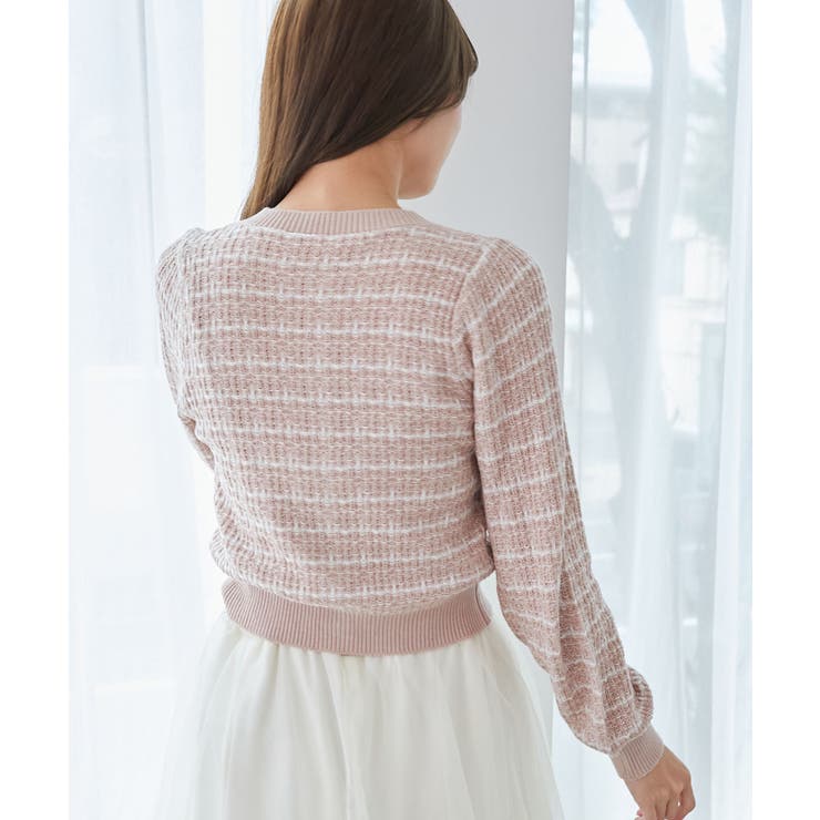 キラキラボタンツイードライクカーデ | MAJESTIC LEGON  | 詳細画像25 