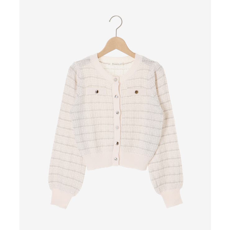 キラキラボタンツイードライクカーデ | MAJESTIC LEGON  | 詳細画像36 