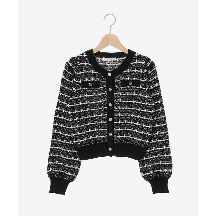 キラキラボタンツイードライクカーデ | MAJESTIC LEGON  | 詳細画像39 