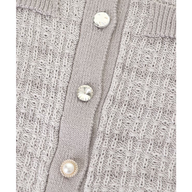 キラキラボタンツイードライクカーデ | MAJESTIC LEGON  | 詳細画像43 